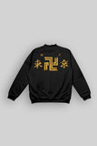 tokyo revengers bomber jackets | tokyo manji gang flag logo in golden| the unrealm